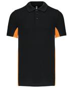 Flags short sleeve bi-colour polo shirt image