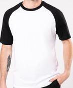 Baseball Short-sleeved two-tone T-shirt image