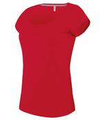 Ladies’ boat neck short-sleeved T-shirt image