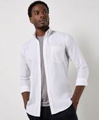 Slim fit workwear Oxford shirt long-sleeved (slim fit) image