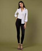 Women's poplin shirt long sleeve