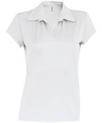 Ladies' short-sleeved polo shirt image