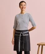 Domain contrast denim waist apron image
