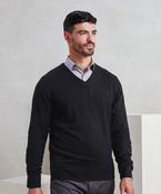 'Essential' acrylic v-neck sweater