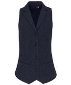 Women's herringbone waistcoat image