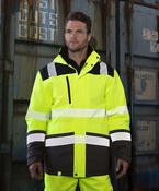 Printable softshell safety coat
