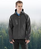 3-layer recycled printable casual hooded softshell image