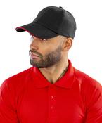 Brushed coton printers/embroiderers cap with sandwich peak image