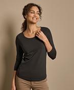 Women’s stretch 3/4-sleeve tee (460) image