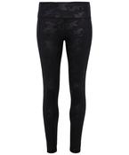Women's TriDri® performance camo leggings full-length image