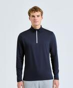 Men's TriDri® recycled long sleeve brushed back ¼ zip image
