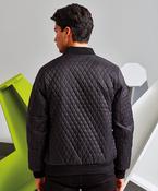 Quilted flight jacket image