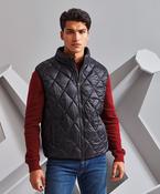 Diamond pane padded gilet image
