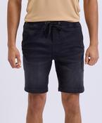 Men’s denim drawstring shorts image