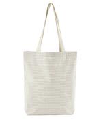 Striped organic cotton tote