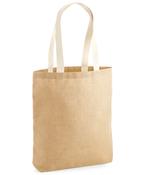 Unlaminated jute tote