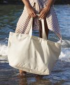 Oversized heavy duty canvas tote bag image