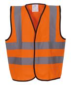 Kids hi-vis 2 b&amp;amp;b waistcoat (HVW100CH)