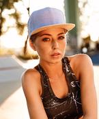 Chambray-suede snapback (6089CH) image