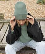 Deep-cuffed tonal patch beanie image