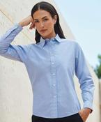 Women's classic long sleeve Oxford shirt image