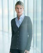 Women's v-button cardigan image