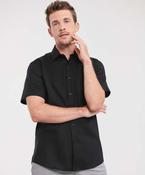 Short sleeve easycare tailored Oxford shirt image