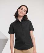 Women's short sleeve Oxford shirt image