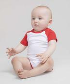 Essential short-sleeved baseball bodysuit image