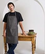 Cotton denim bib apron, organic and Fairtrade certified image