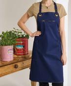 ‘Barley’ Contrast Stitch Bib Apron image