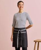 Domain contrast denim waist apron image