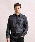 Jeans stitch denim shirt image