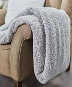 The Ribbon teddy bear fabric throw image
