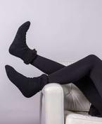 Adult sherpa socks with turndown image