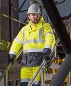 High-visibility waterproof jacket image