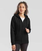 Women's premium 70/30 hooded sweatshirt jacket image