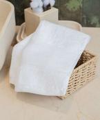 Organic guest towel with printable border image