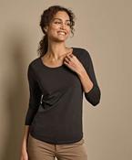 Women’s stretch 3/4-sleeve tee (460) image