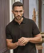 Luxury stretch v-neck polo (1404) image