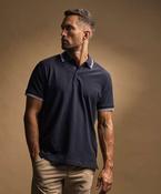 Luxury stripe stretch polo (1407) image