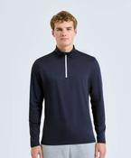 Men's TriDri® recycled long sleeve brushed back ¼ zip image