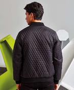 Quilted flight jacket image