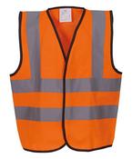 Kids hi-vis 2 b&amp;amp;b waistcoat (HVW100CH) image