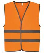 Hi-vis reflective border kids waistcoat (HVW102CH) image