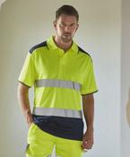 Hi-vis two-tone polo shirt (HVJ220) image