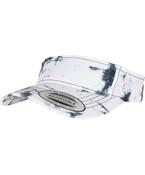 Batik dye curved visor cap image