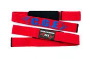 C.G.E Anti-Slip Weight Lifting Straps - Red