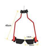Prime Grip Cable Attachment Handles - Red - Prime Grip Spreader Bar