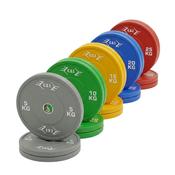 CGE Olympic Coloured Bumper Plates Set 150kg image